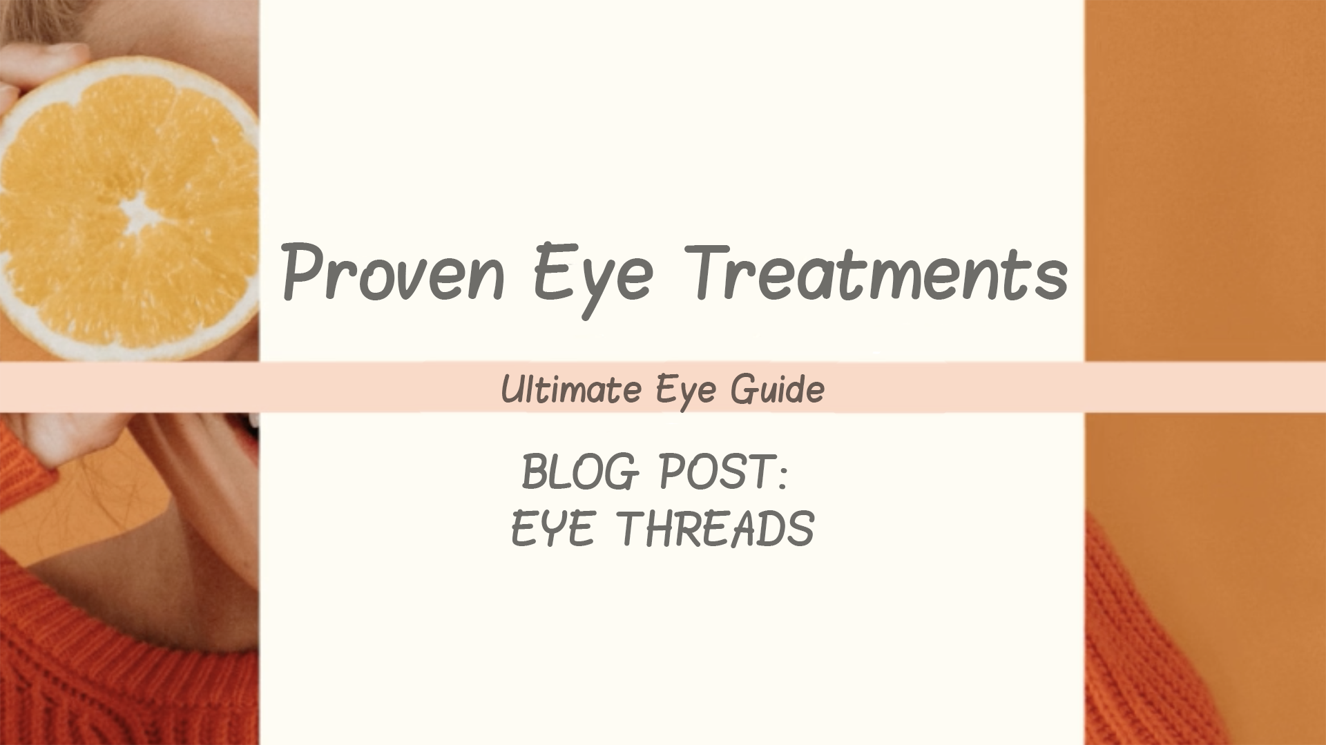 Eye Threads – Treat Puffy Tired Eyes
